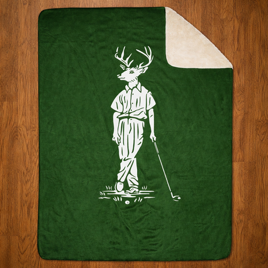 On the Green Sherpa Blanket