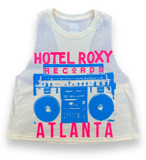 Hotel Roxy Records Crop Tank